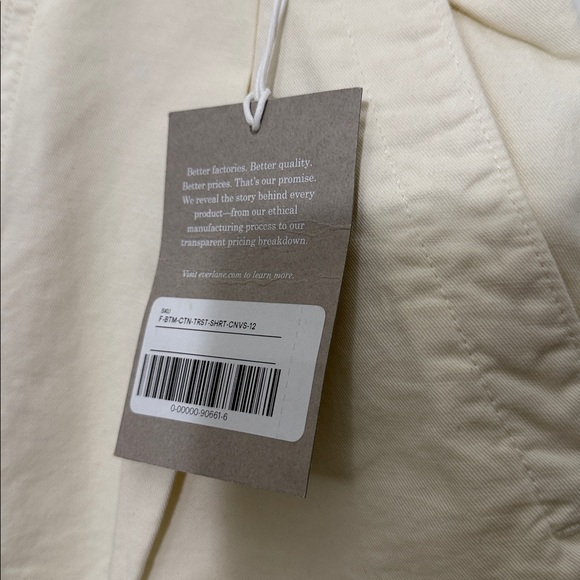 Everlane High Waist Short - Ivory (12) - Picture 3 of 6